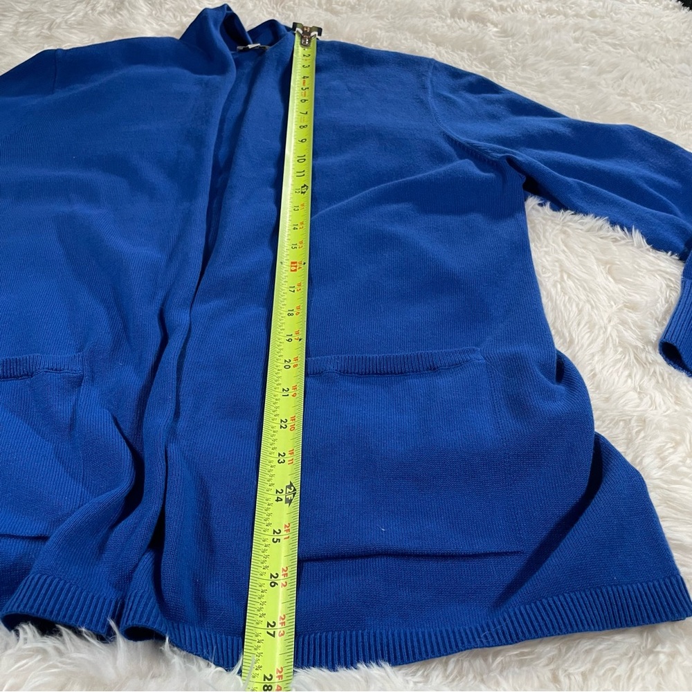 NWOT Talbots Cotton Blue Sweater - XL - Picture 4 of 6